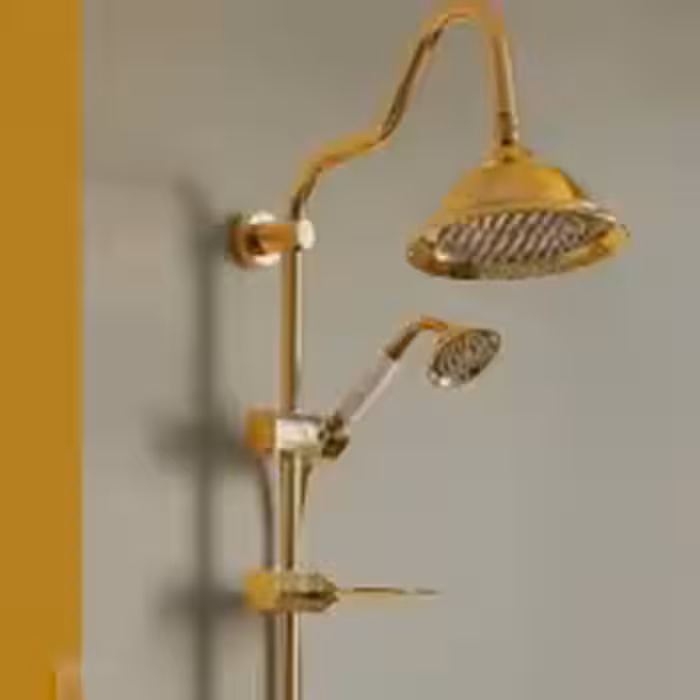 علم دوش حمام یونیورست شیپوری طلا مات