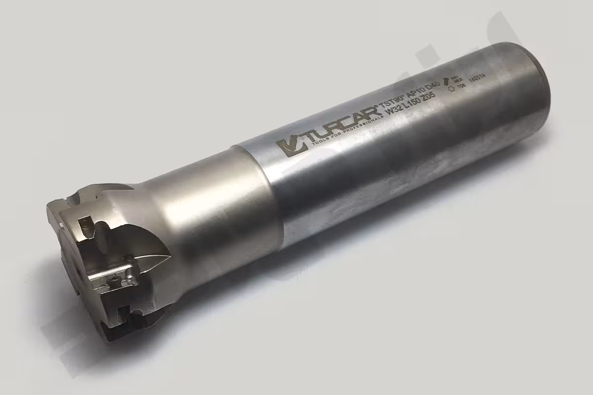 فرز انگشتی الماس‌خور پنج پر قطر 40 میلیمتر طول 150 میلیمتر مخصوص الماس AP10 مدل TST90° AP10 D40 W32 L150 Z05 برند TURCAR ترکیه