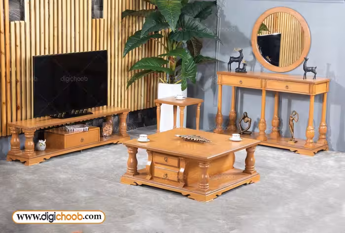 آینه کنسول ست پذیرایی دکاموند