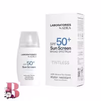 کرم ضد آفتاب لابراتوریز آدرا spf50 حجم 50 میلی لیتر | ADRA LABORATORIES TINTLESS SUN SCREEN CREAM SPF50 50ml