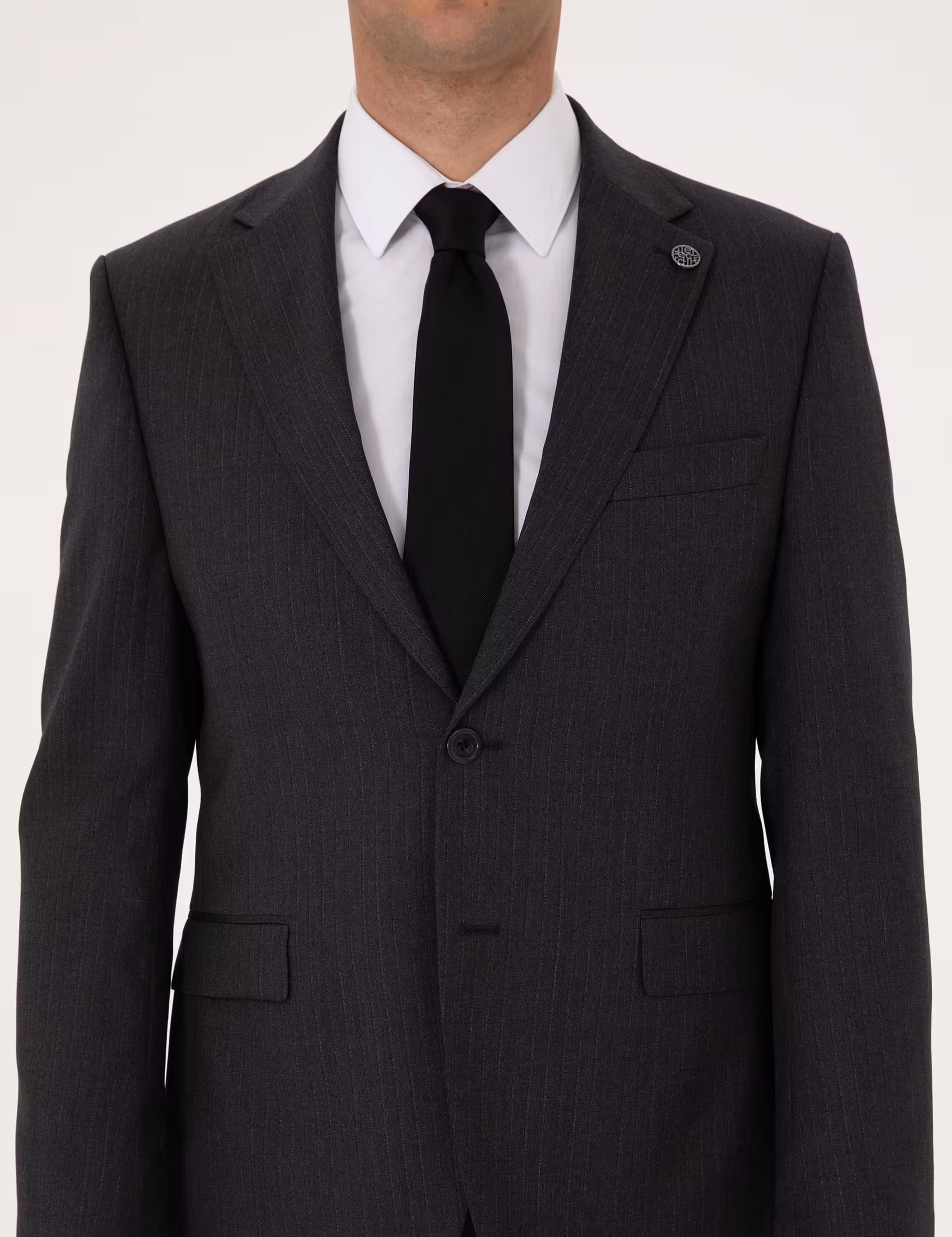 کت و شلوار مردانه خاکستری تیره پیرکاردین