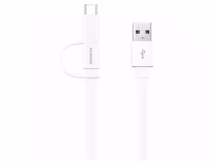کابل شارژ و انتقال داده دو سر اصلی هواوی Huawei AP55S Micro USB And Type-C Cable