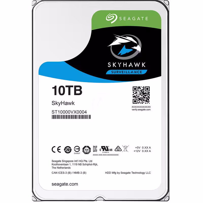هارد اینترنال سیگیت Seagate SkyHawk AI Surveillance ST10000VE0008 10TB SATA