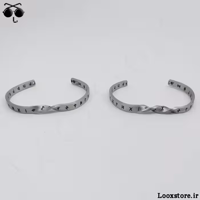 دستبند بنگل با حک حروف یونانی (بنگل وایکینگ)