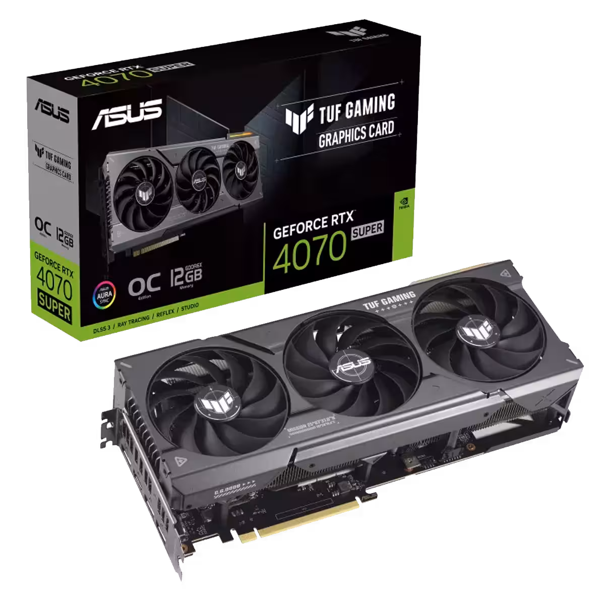 قیمت کارت گرافیک ایسوس TUF Gaming GeForce RTX4070 SUPER OC