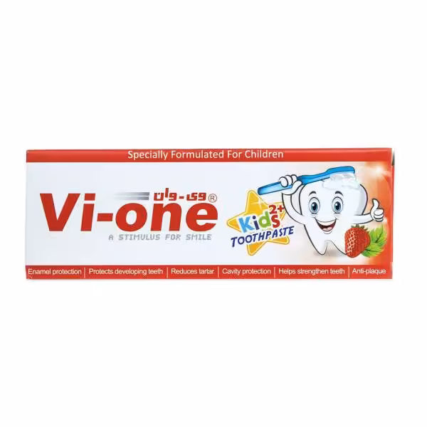 خمیردندان وی وان کودک مدل kids 2 plus حجم 70g
