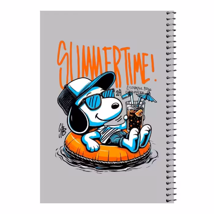 دفتر مشق 80 برگ اس جی طرح اسنوپی تابستان