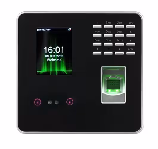 دستگاه حضور و غیاب تشخیص چهره و اثر انگشتی نانوتایم مدل BK100 C