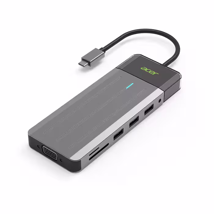 هاب دوازده در یک USB Type-C ایسر اورجینال مدل ODK3L0
