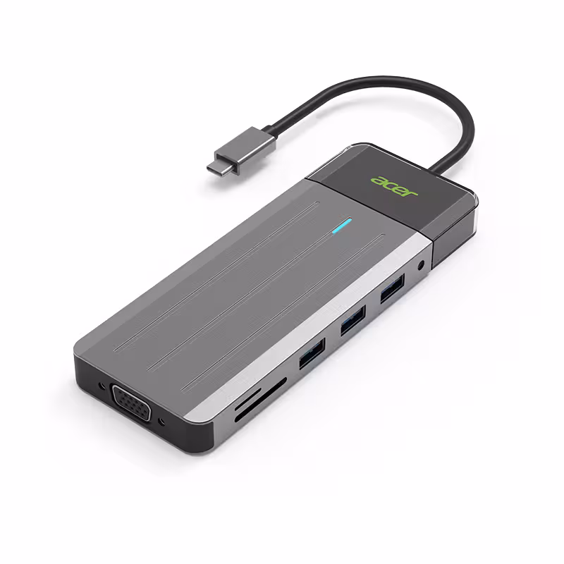 هاب دوازده در یک USB Type-C ایسر اورجینال مدل ODK3L0