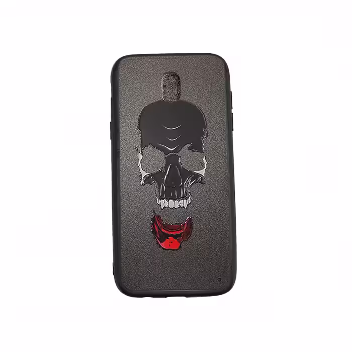 قاب گوشی سامسونگ J5 PRO طرح دار جمجمه مشکی