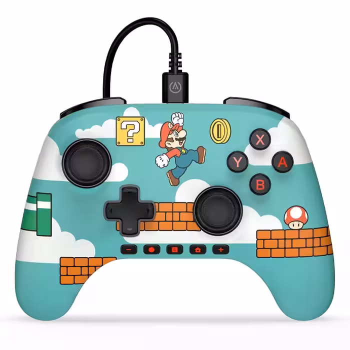 PowerA Advantage Wired Controller for Nintendo Switch 2 – Mario Time