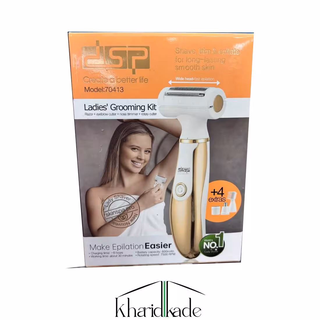 شیور زنانه چهار کاره دی اس پی 70413