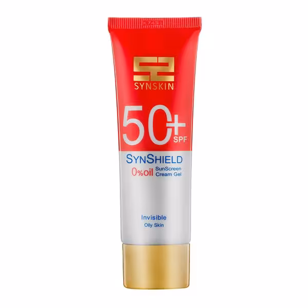 ژل ضد آفتاب بی‌رنگ فاقد چربی ساین شیلد  SPF50 ساین اسکین