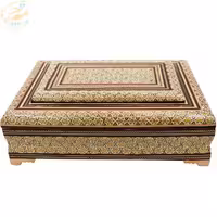 جعبه هدیه خاتم کاری (جاقرآنی ، کتاب حافظ) مدل رو خاتم خورشیدی