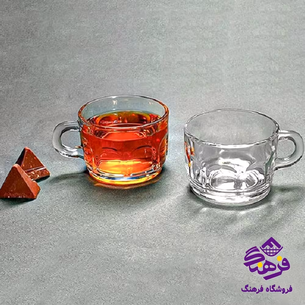 فنجان عینکی شیرینگ کاوه (8دک)