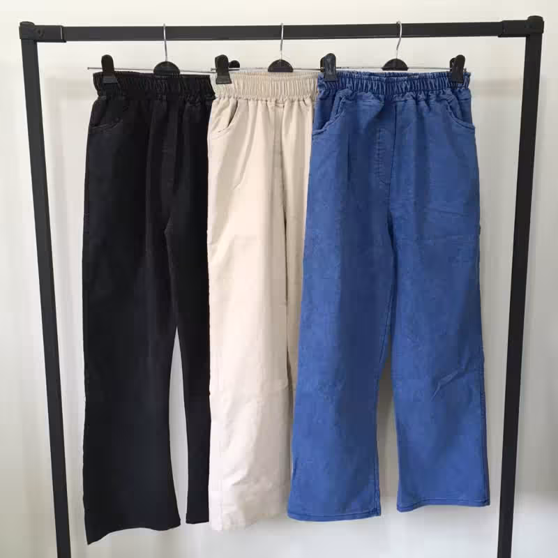 شلوار طرح لی نیم بگ قد100