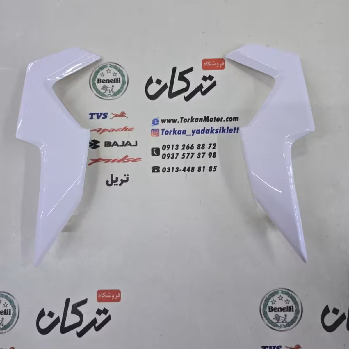 قاب ( کاور ) فلاپ زه کیلومتر طرح کلیک 170 و واریو 160 و 170 ( سفید براق ) خارجی