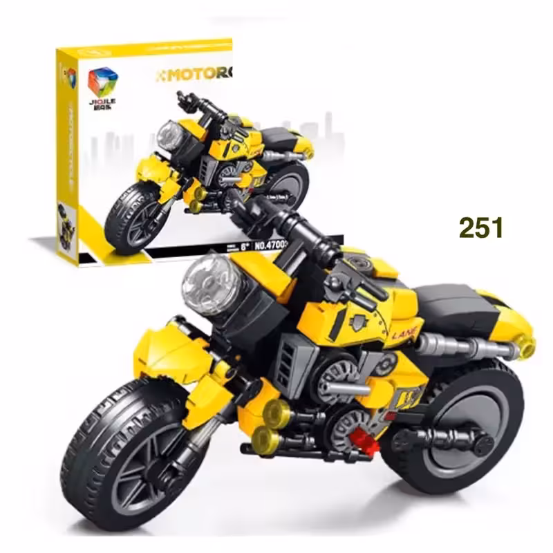 اسباب بازی لگو موتور 251 تکه رنگ  زرد کد P/47003/B