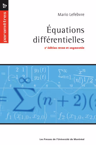 خرید و دانلود نسخه کامل کتاب Équations différentielles