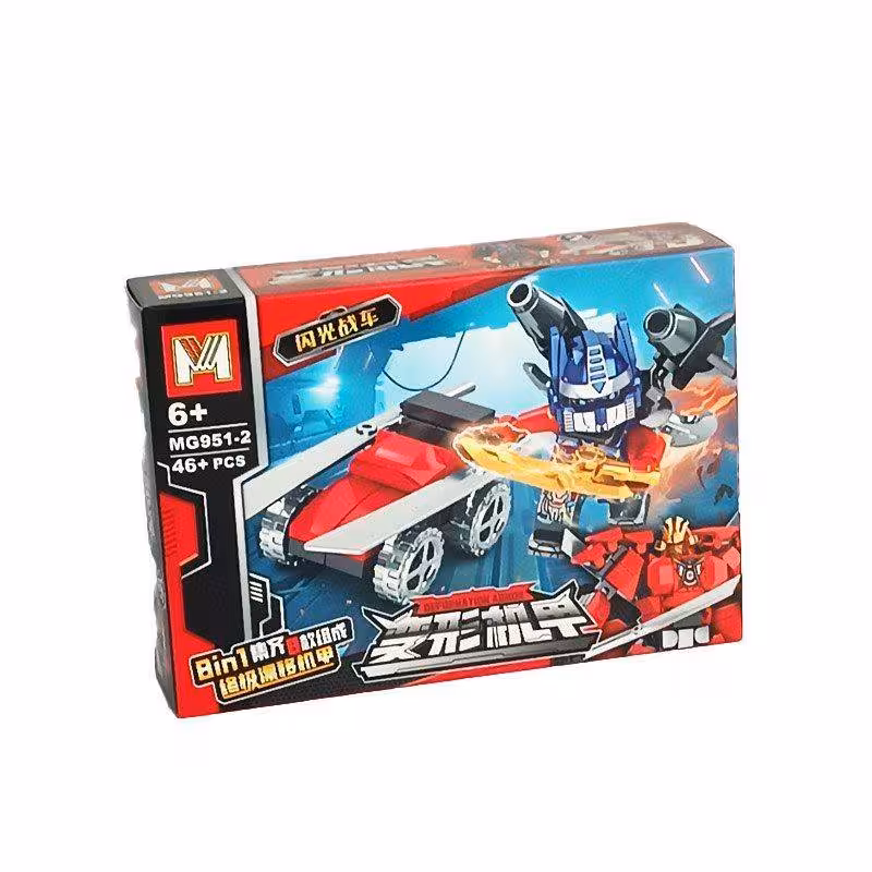 اسباب بازی لگو ساختنی ترانسفورمر برند MG