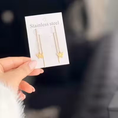 گوشواره بخیه ای