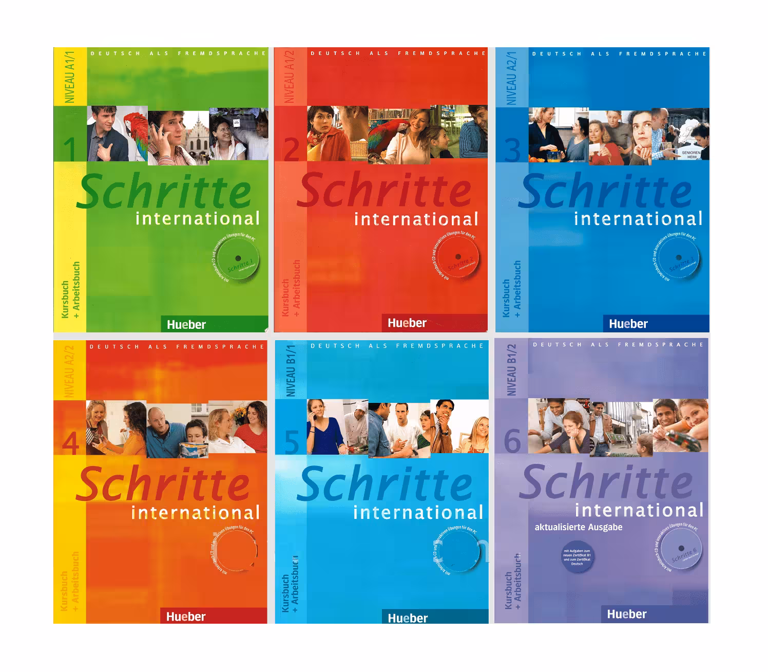 Schritte International مجموعه کتاب های شریته اینترنشنال قدیمی