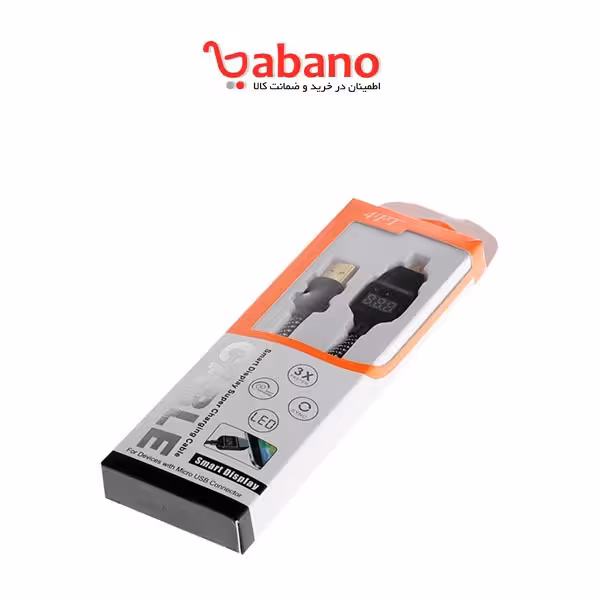 کابل شارژ آمپر و ولتاژدار اندرویدی smart display