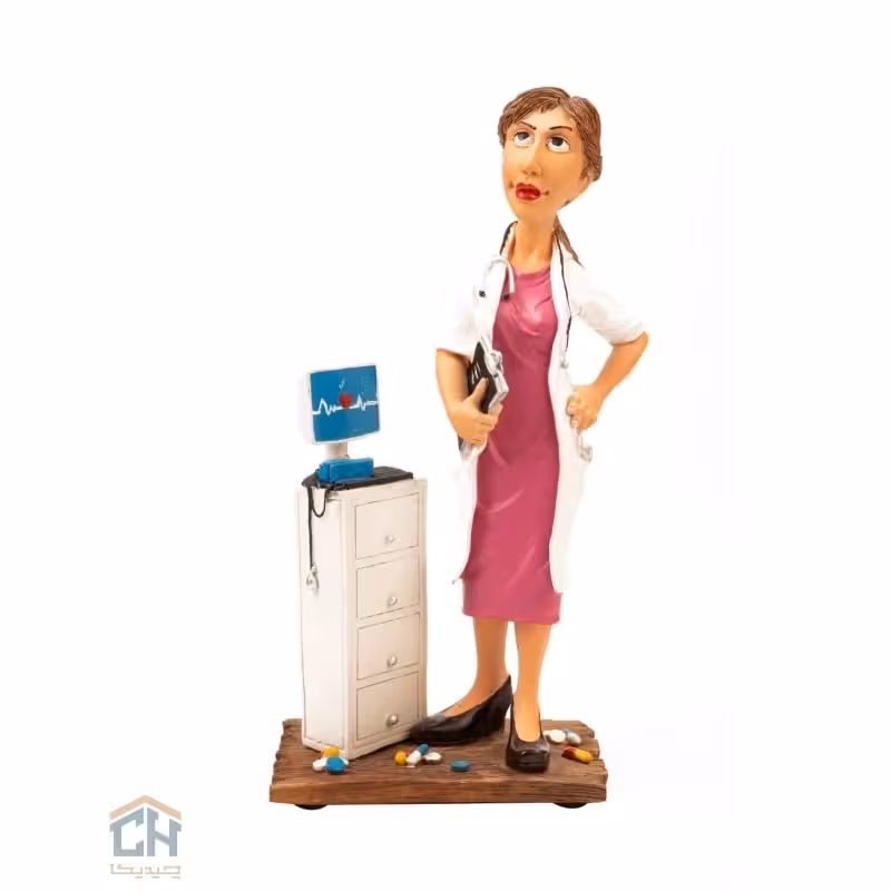 مجسمه پزشک زن گلدکیش طرح کمیک مدل 4871