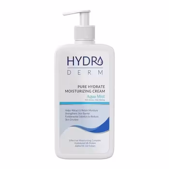 کرم مرطوب کننده دست و صورت Aqua Mist هیدرودرم حجم 500 میل