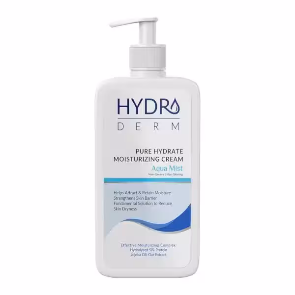 کرم مرطوب کننده دست و صورت Aqua Mist هیدرودرم حجم 500 میل