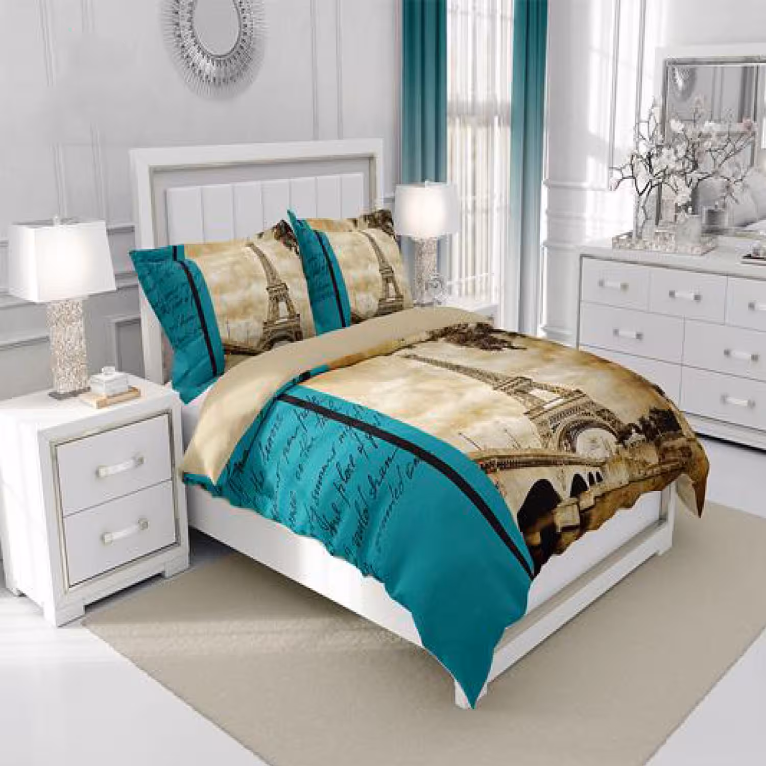 سرویس روتختی سه‌بعدی چیداری مدل 4111