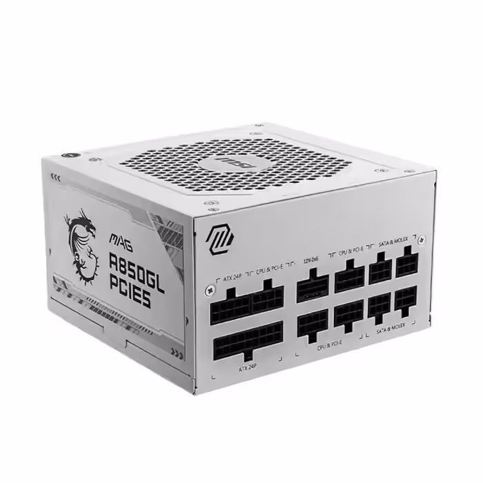 پاور ام اس آی مدل MAG A850GL Whiteَ PCIE5