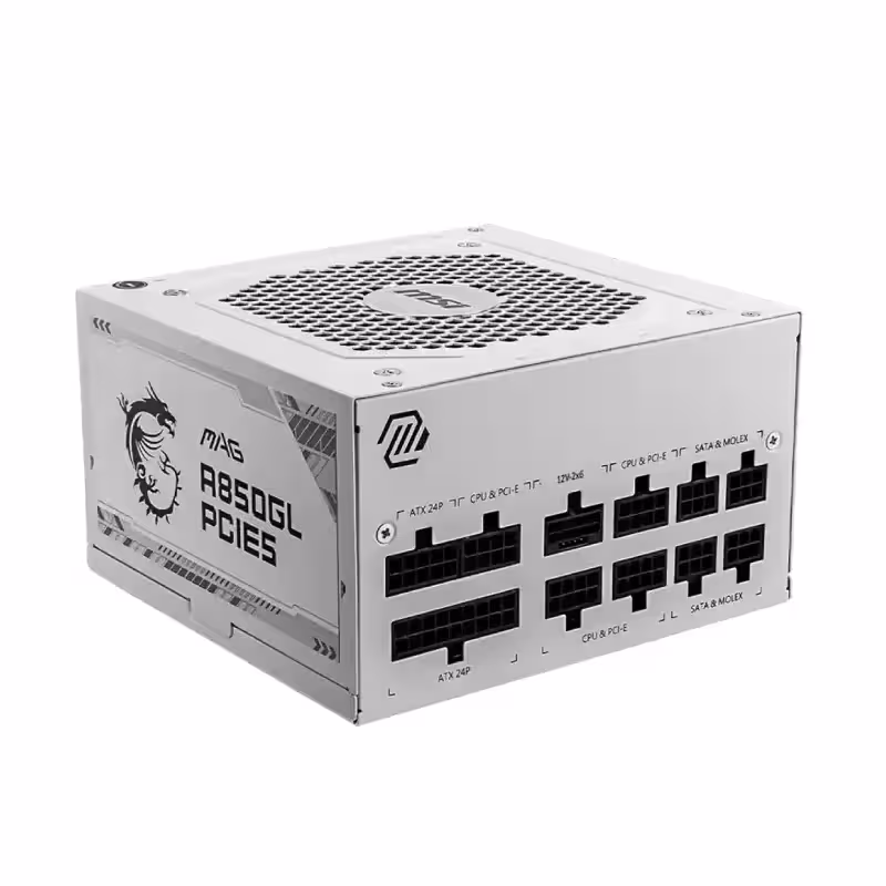 پاور ام اس آی مدل MAG A850GL Whiteَ PCIE5