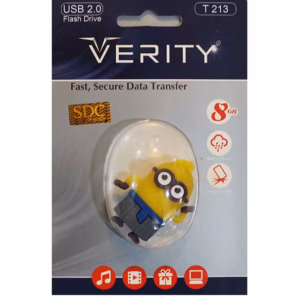 فلش مموری عروسکی وریتی مدل VERITY T218 ظرفیت 16 گیگابایت - فروشگاه اینترنتی پروتاچ