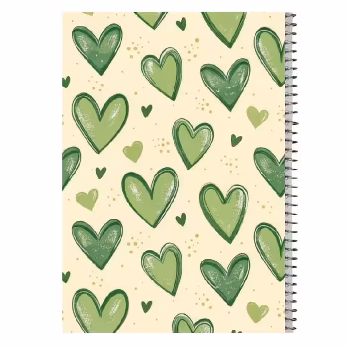 دفتر مشق 80 برگ اس جی مدل قلب قلبی