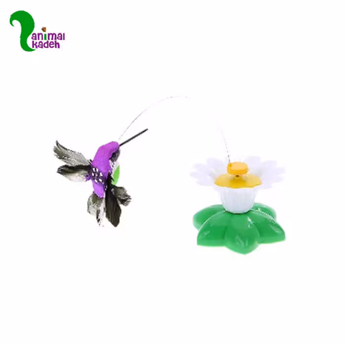 اسباب بازی گربه مدل پرنده چرخان متحرک