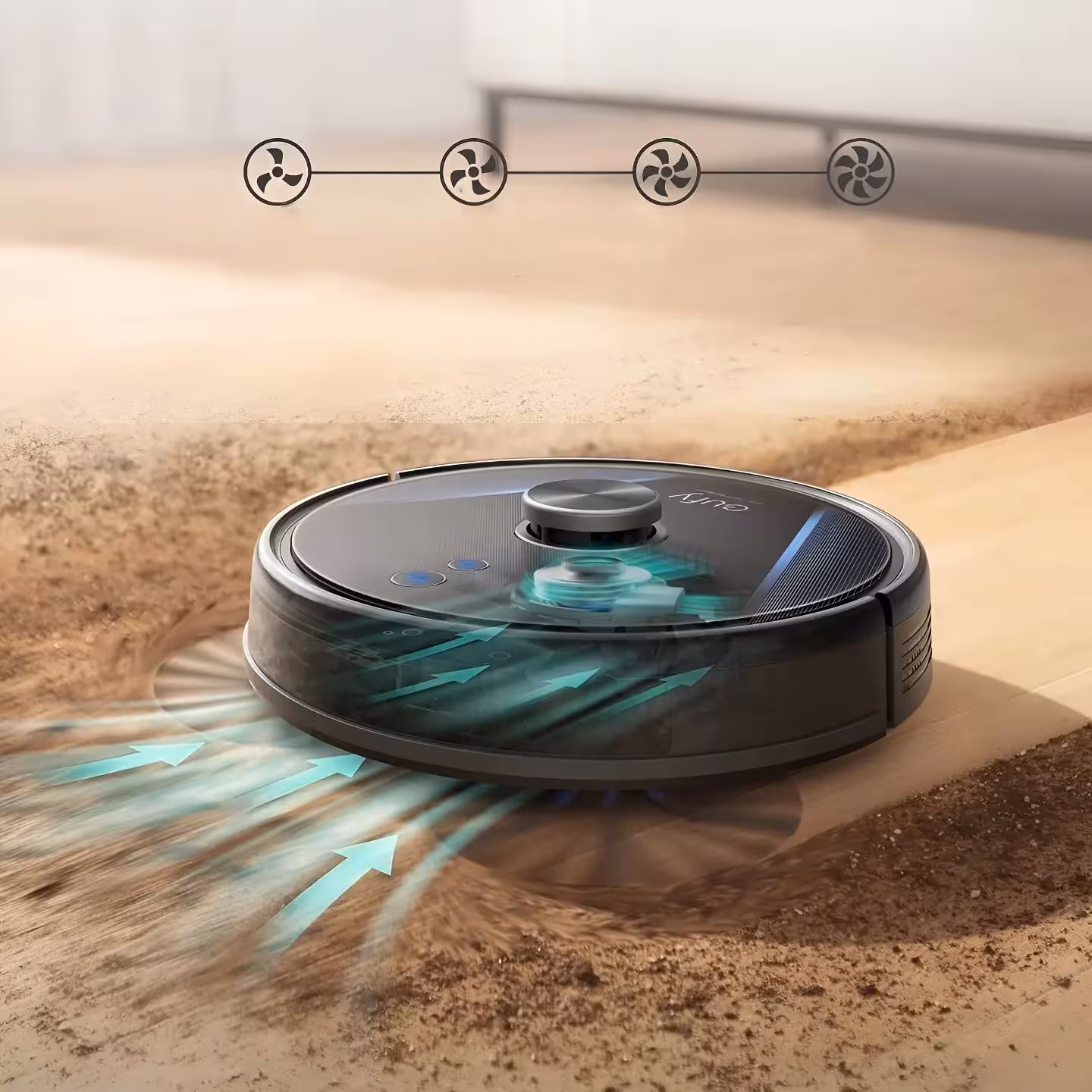 جارو روباتیک EUFY مدل RoboVac X8 Hybrid