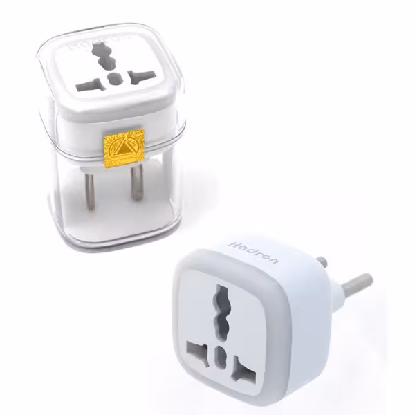 مبدل برق هادرون چراغدار - فروشگاه اینترنتی بافینه | حس خوب یک خرید قسطی راحت و مطمئن