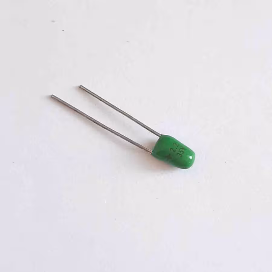 خازن تانتالیوم 2.2 میکروفاراد 35 ولت ±, 2.2uf 35v tantal