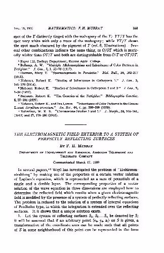 خرید و دانلود نسخه کامل کتاب The electromagnetic field exterior to a system of perfectly reflecting surfaces
