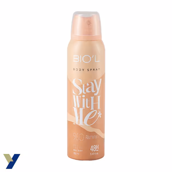 اسپری بدن زنانه بیول مدل STAY WITH ME حجم 150ML