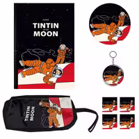ست لوازم التحریر طرح تن‌تن مدل Tintin کد 02 بسته 8 عددی | کالا مکس