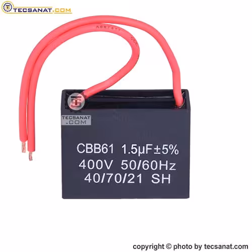 خازن کتابی 1.5 میکروفاراد