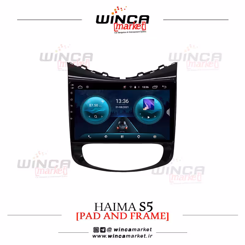 مانیتور فابریک اندروید هایما اس S5 سری اس S400 پلاس وینکا WINCA مدل RS855