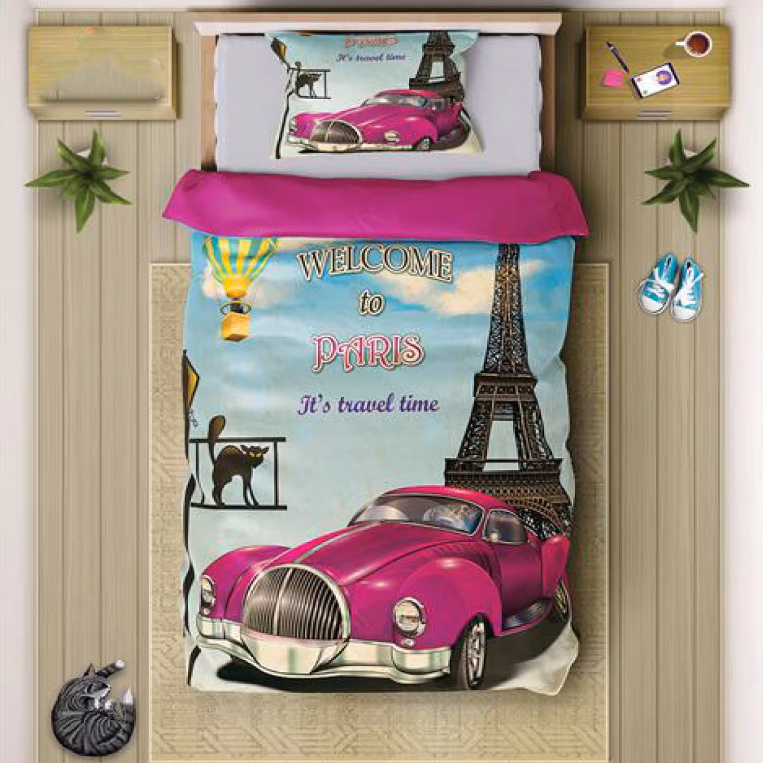 سرویس روتختی سه بعدی چیداری مدل 6058