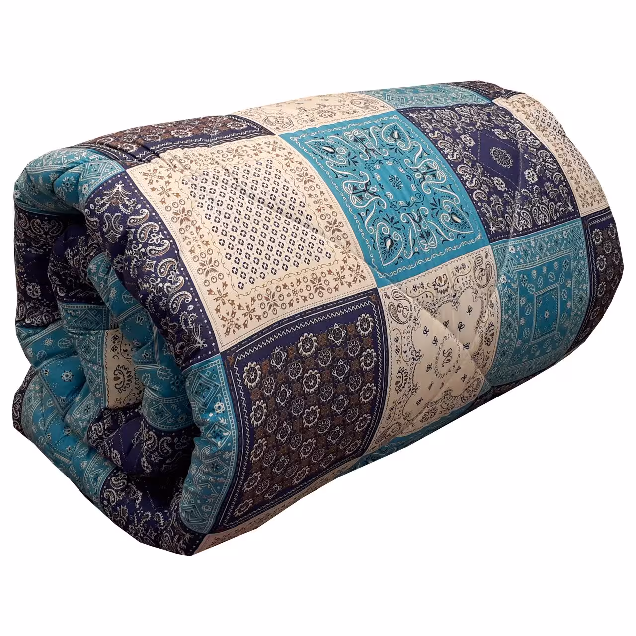 لحاف کرسی سندس مدل یلدا با پشم طبیعی کد 1047 سایز 350×350 سانتی متر