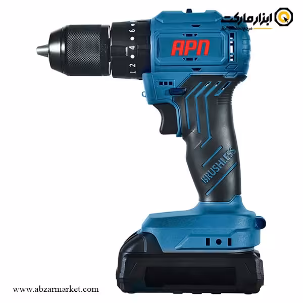 دریل شارژی چکشی APN براشلس لیتیوم 21 ولت مدل BD 21 T