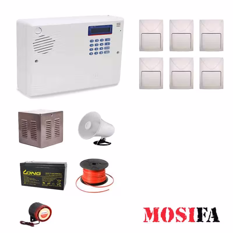 پکیج دزدگیر اماکن سایلکس سیمکارتی مدل SF6