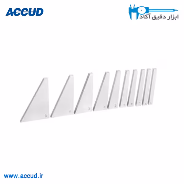 گیج بلاک زاویه 12 عددی ACCUD (آکاد) مدل 571-012-01